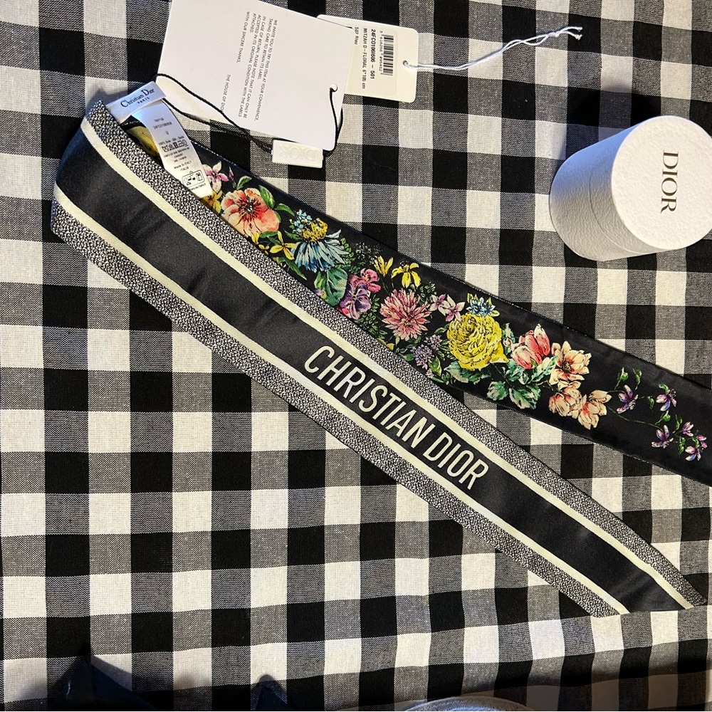 Authentic Dior mitzvah scarf
